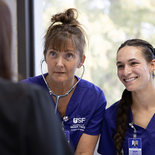 two nursing students